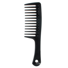 Custom Logo Wide Tooth Comb Plastic Detangling Comb